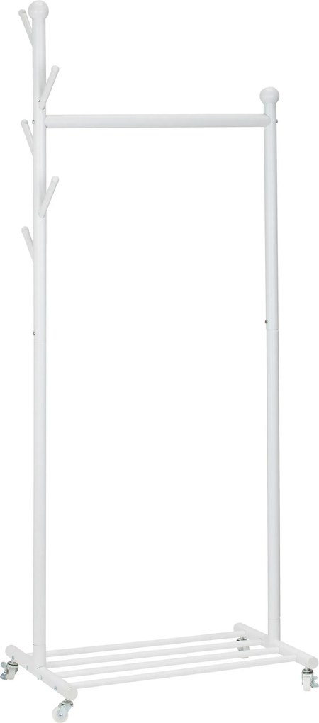XXXLutz POJAZDNÝ STOJAN NA ODEVY, 68/170/43 cm PBJ - Predsieňové programy - 000537002702