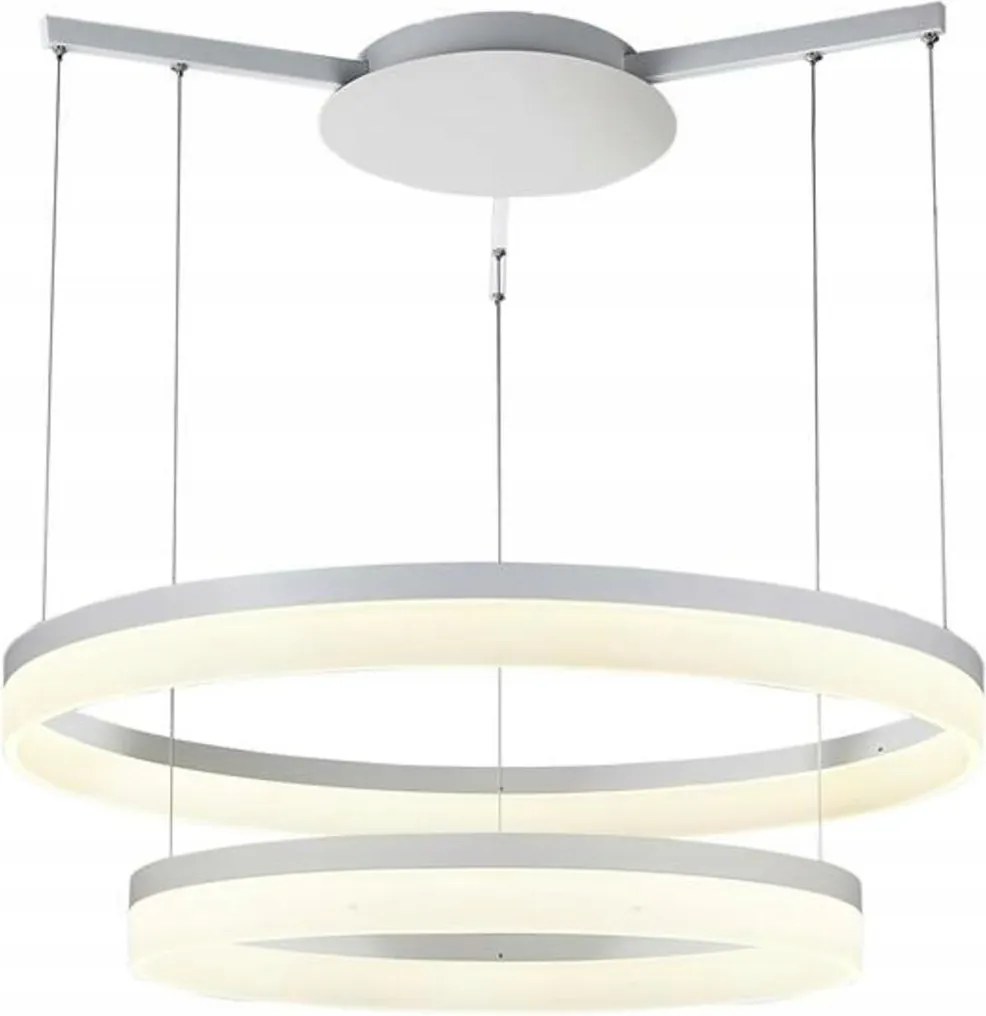 AZzardo AZ1295 závesné svietidlo Zola 80/60 biela