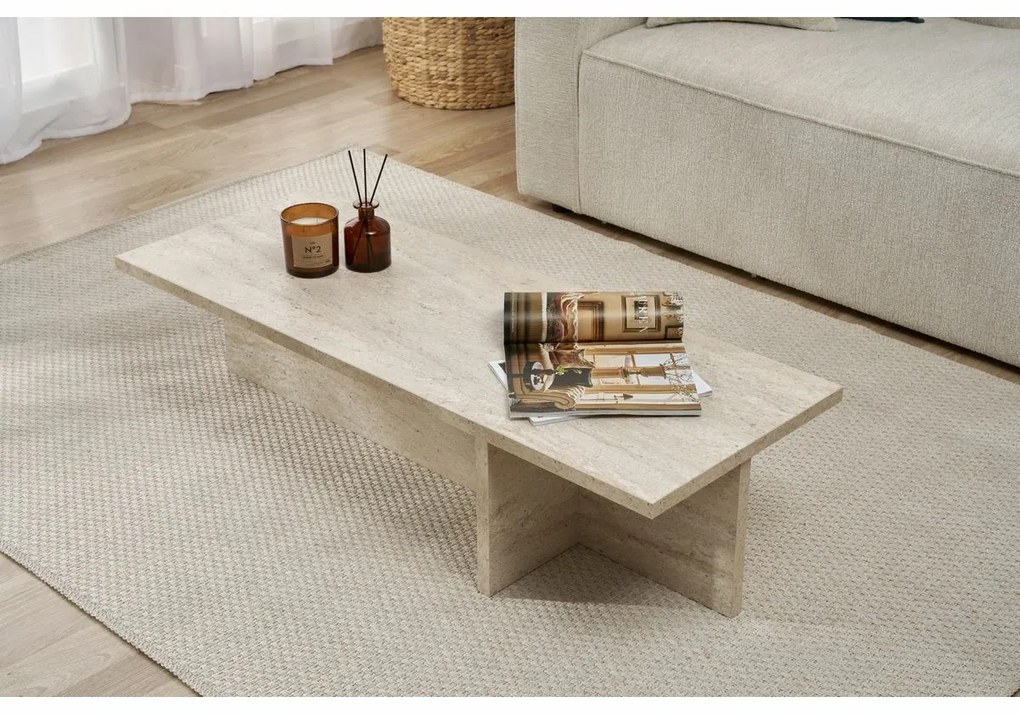Harbor Travertine konferenčný stolík
