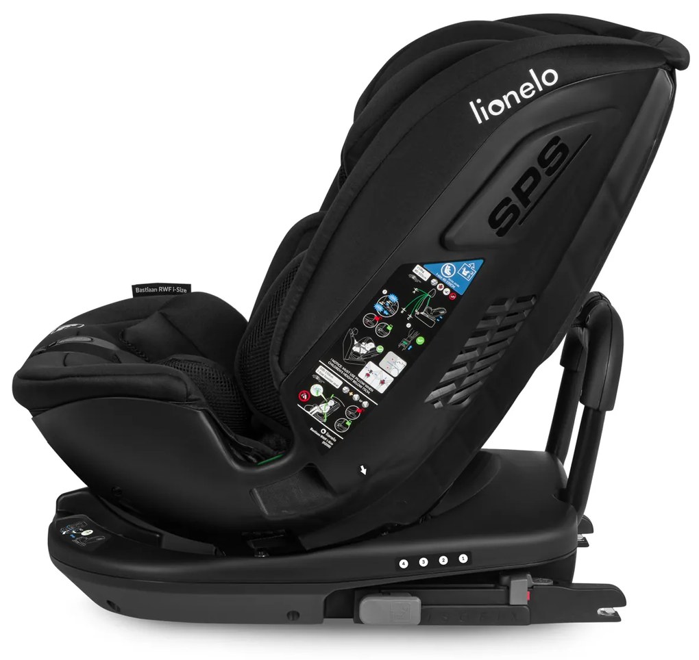 Autosedačka Lionelo Bastiaan RWF i-size 40-150 cm 0-36 KG Farba: Black Carbon