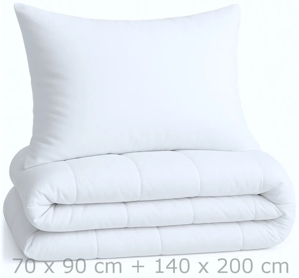 Súprava prikrývky 140x200 cm a vankúša 70x90 cm (Klasik)