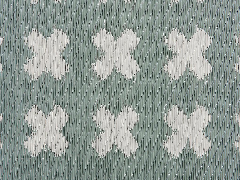 Vonkajší koberec 90 x 180 cm zelený ROHTAK  Beliani