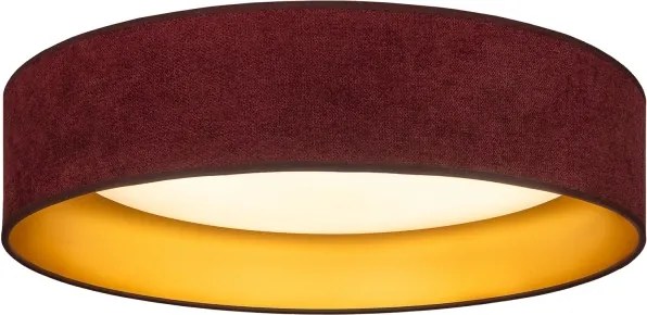 BRILAGI-LED Stropné svietidlo VELVET SIMPLE LED/24W/230V 3000K pr. 45 cm vínová/zlatá