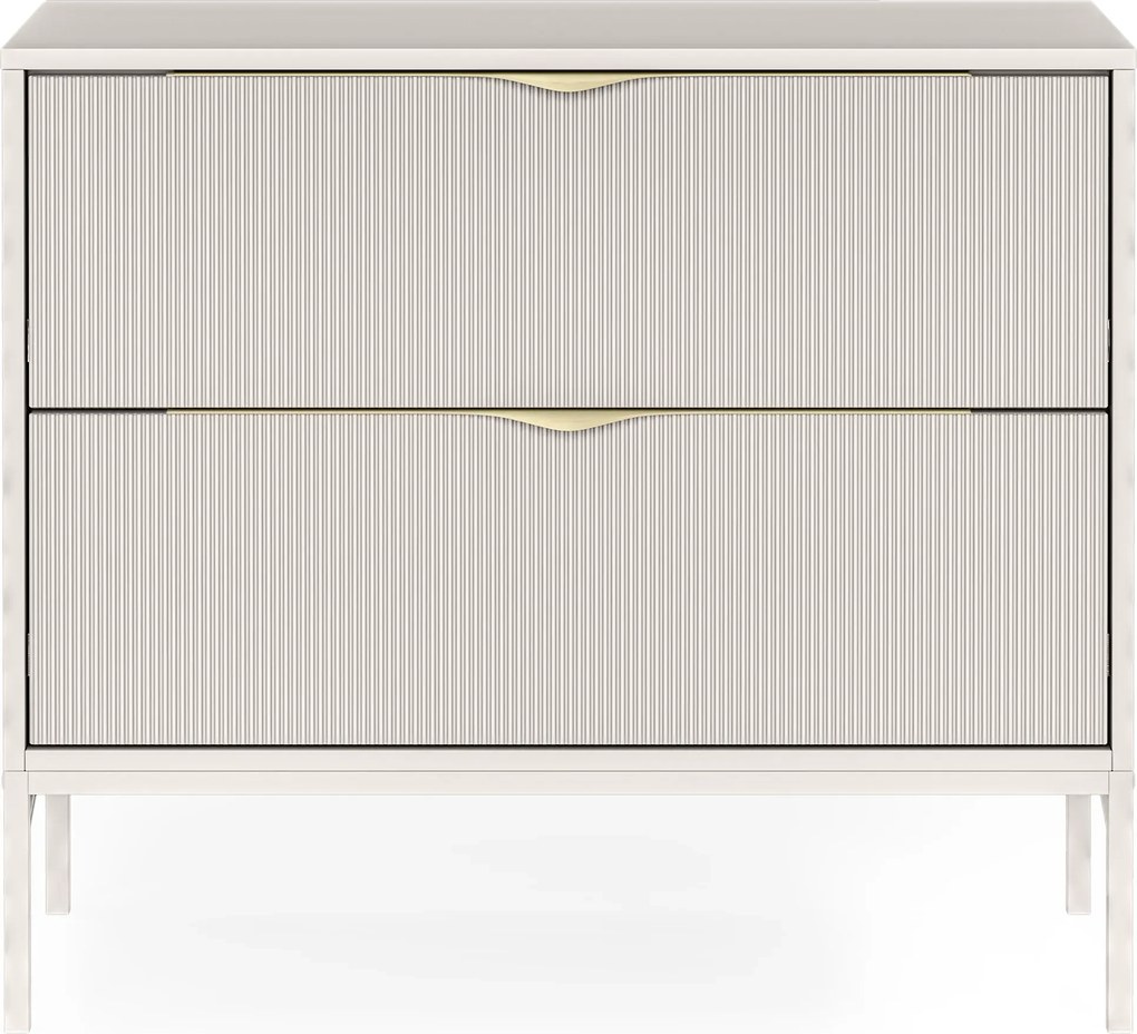 Skříňka pod umyvadlo Livia s deskou 84 cm kašmírová