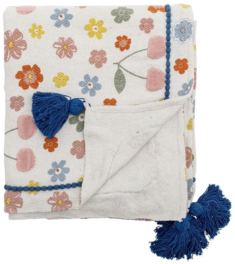 Detská deka z recyklovanej bavlny 130x160 cm Cherry – Bloomingville Mini