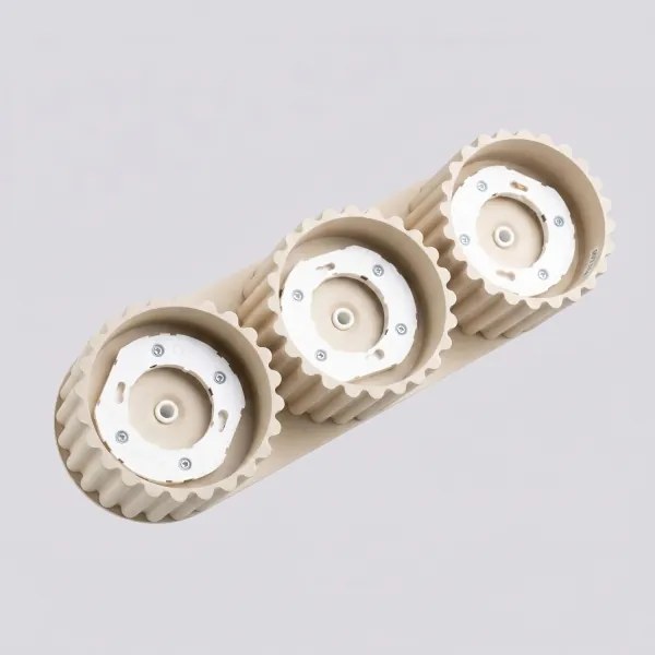 Sollux SL.2630 - Bodové svietidlo AURA 3xGX53/10W/230V krémové