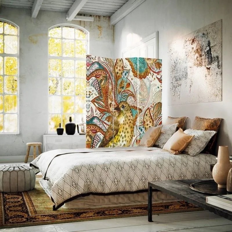 Gario Paraván Orientálny vták Rozmery: 145 x 170 cm, Prevedenie: Otočný paraván 360°