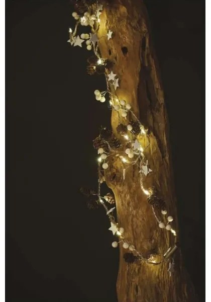 LED Vianočná reťaz 20xLED/2xAA 2m