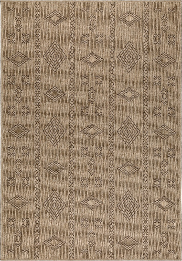 Ayyildiz, Koberec behúň Dhaka 8711 Black, 80x250, hnedá, chodba / predsieň