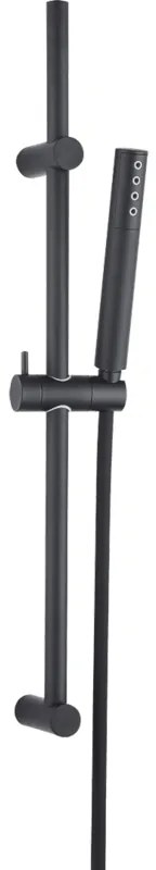 Laveo Pretto, sprchový stĺp 70cm s ručnou sprchovou hlavicou, čierna matná, LAV-NLP_71A2