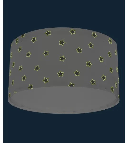 Dalber 82216B - Detské stropné svietidlo STAR LIGHT 2xE27/60W/230V biela