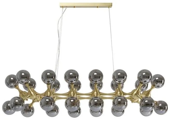 Atomic Balls visiaca lampa zlatá 140 cm