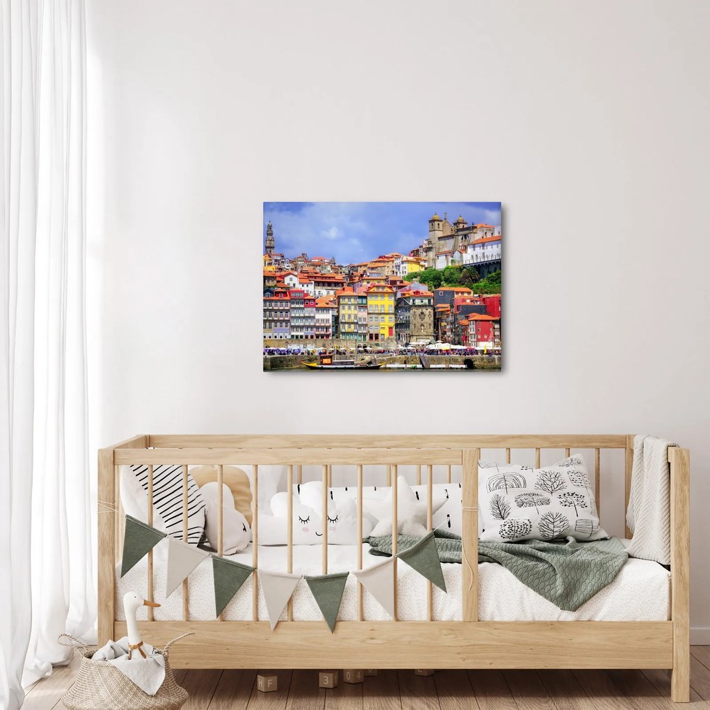 Obraz - Ribeira, Portugalsko (70x50 cm)