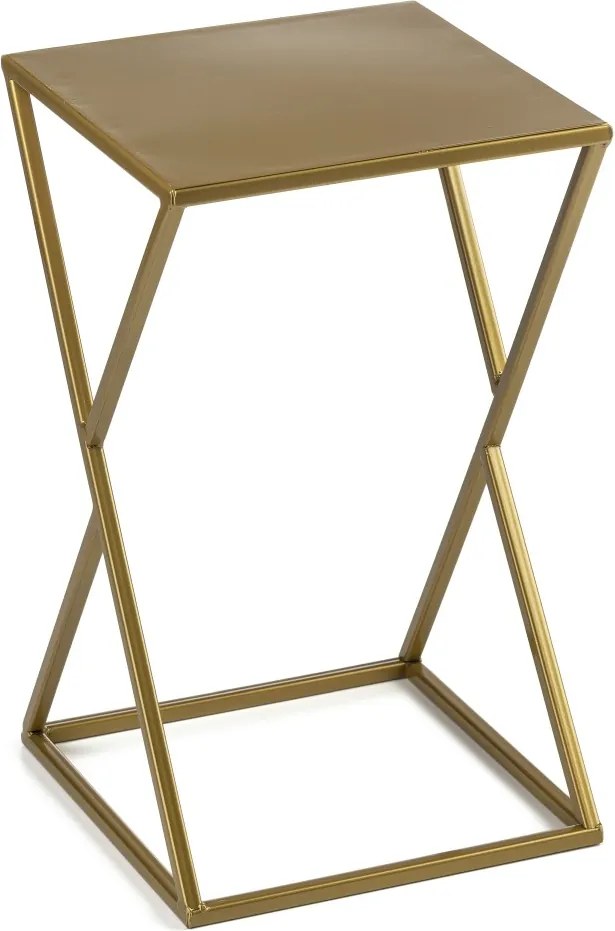 STOJAN NA KVETINÁČ LOFT3 40X24X24 CM ZLATÁ