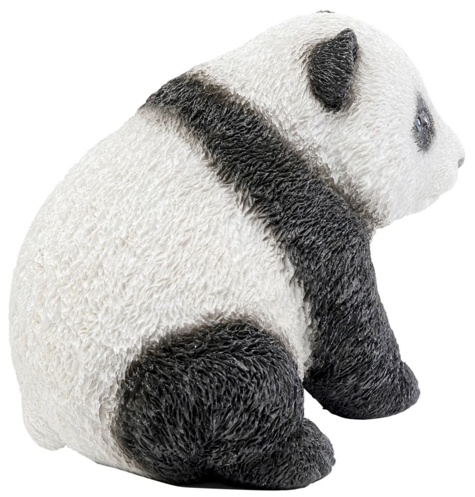 Panda Baby dekorácia bieločierna 13 cm