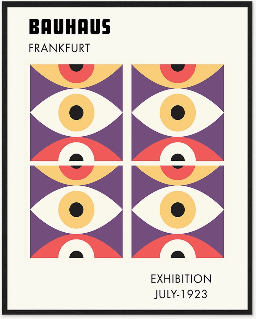 Nástenná dekorácia v ráme Bauhaus Frankfurt Exhibition