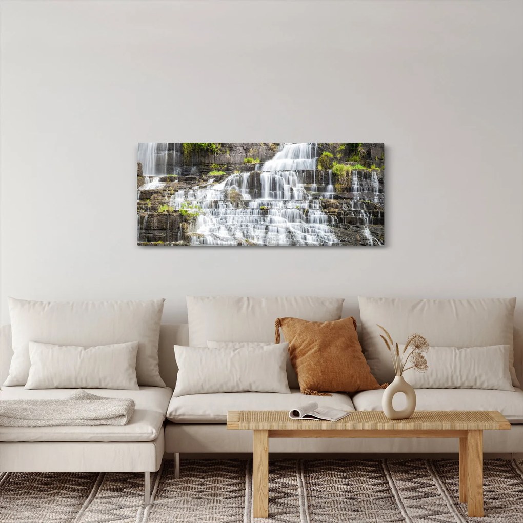 Obraz - Vodopád (120x50 cm)