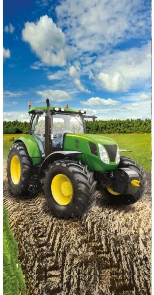 Froté osuška s traktorom 05 70x140 cm 100% bavlna Faro