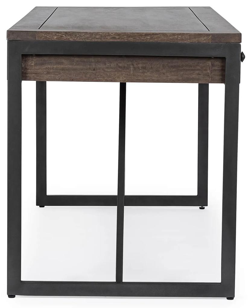 Pracovný stôl catex 153 x 76 cm hnedý MUZZA