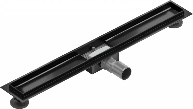 Mexen Flat korpus pre lineárny odtok 80 cm, čierny - 1715080