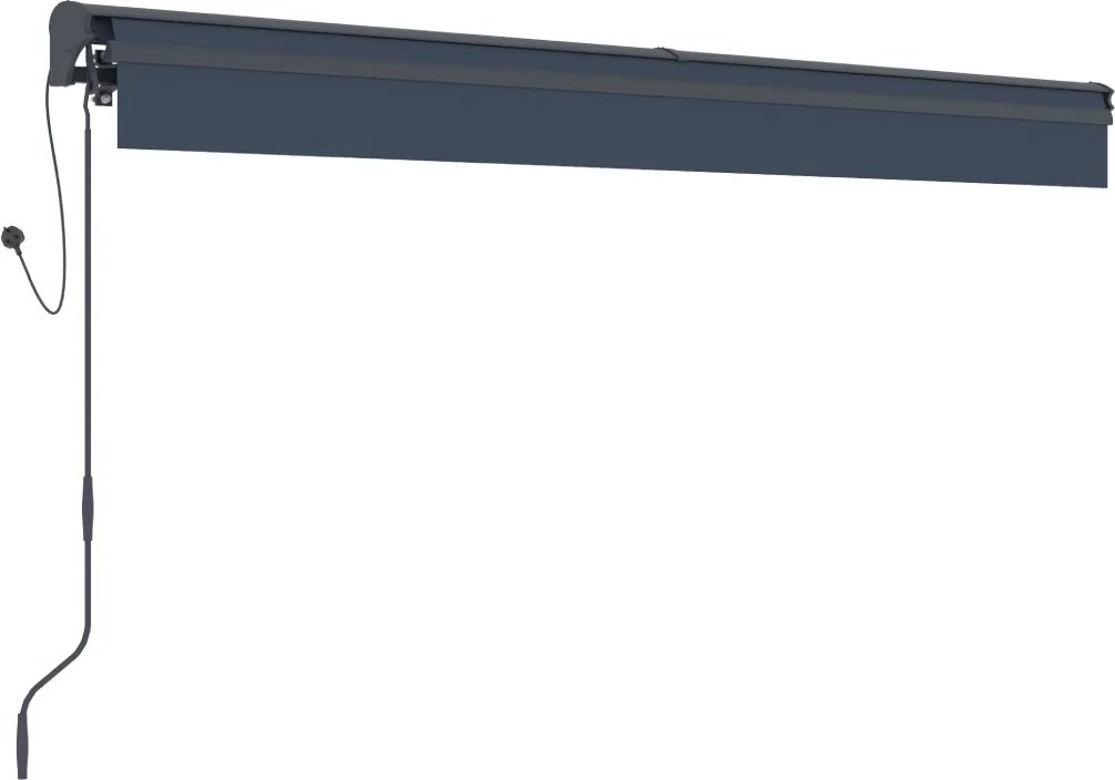 Elektrická markíza BestBerg BBSU-E395CG / 395 × 300 cm / sivá