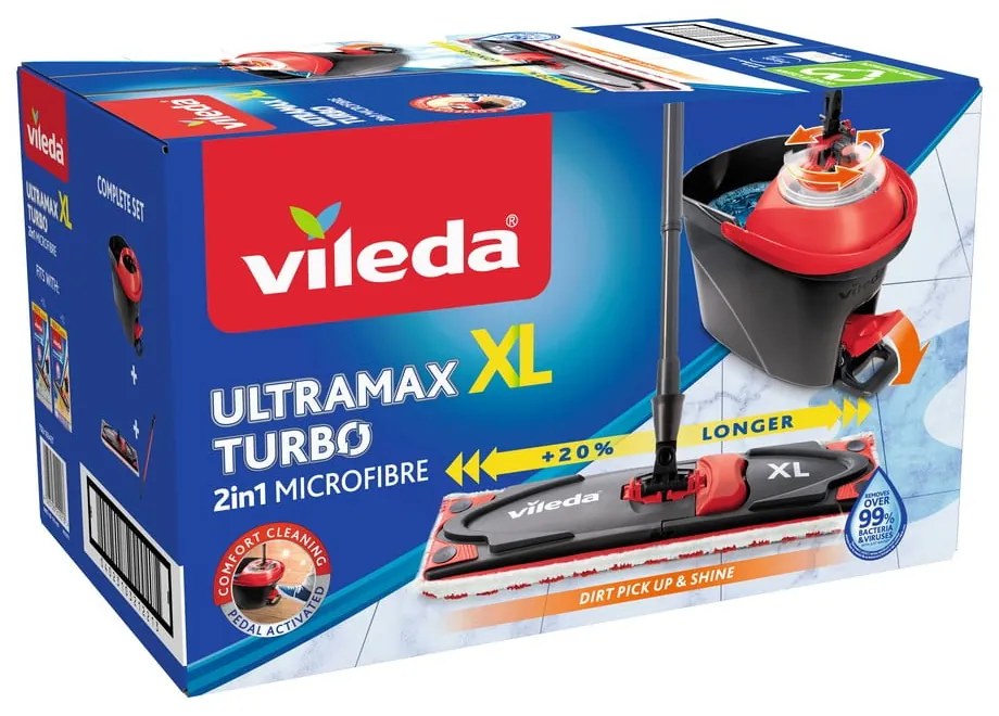 Set vedierka a mopu na podlahu Vileda Ultramax XL turbo 2v1 microfibre