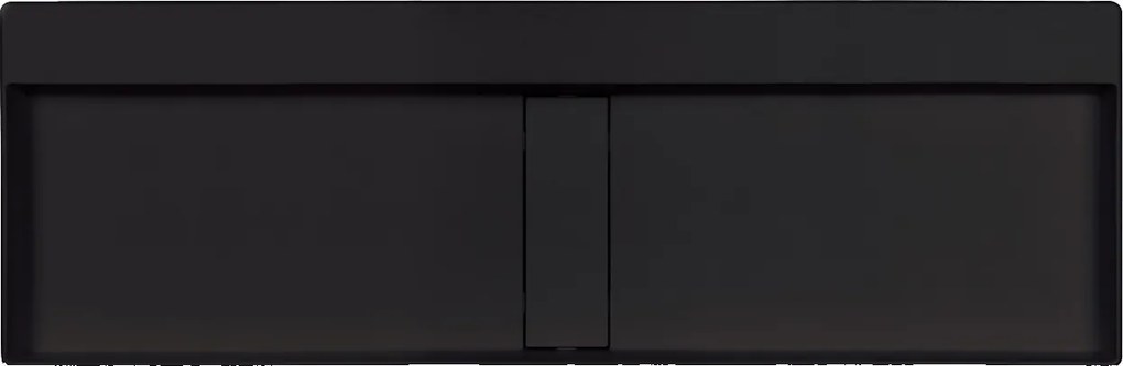 Deante Umývadlo na dosku Blur 120x40 cm - CQB NU2S, granit, čierna