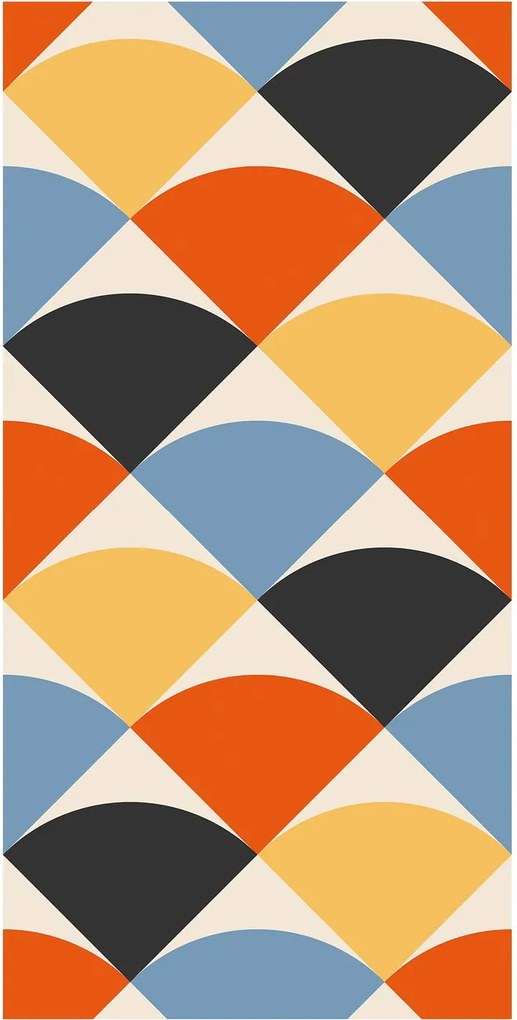 Tapeta - Farebná geometrická abstrakcia III.