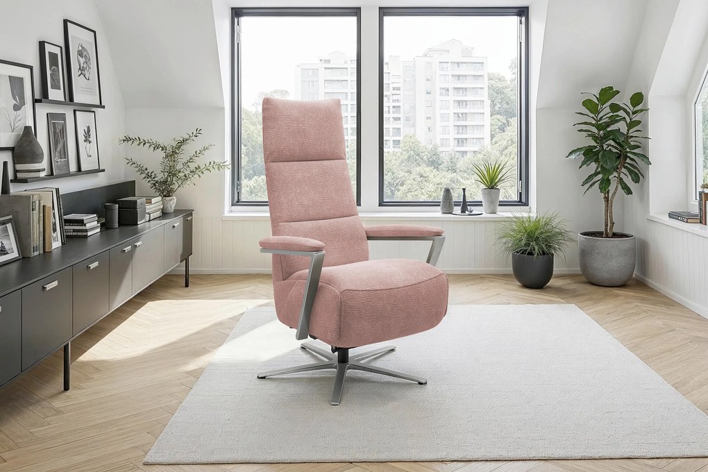 XXXLutz RELAXAČNÉ KRESLO, textil, staroružová Sit & More - Online Only obývacie izby - 000144028770