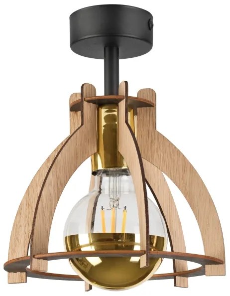 Prisadený luster LANDO 1xE27/15W/230V dub