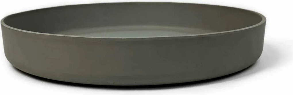 Dekoračná miska ORYVEN, sklolaminát, priemer 40 cm, beton design