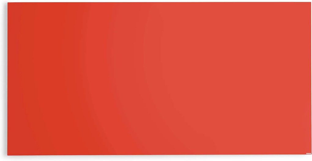 Sklenená magnetická tabuľa Stella, 2000x1000 mm, svetločervená