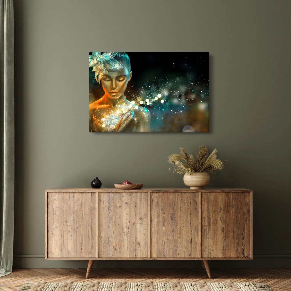 Obraz zlatej víly (90x60 cm)