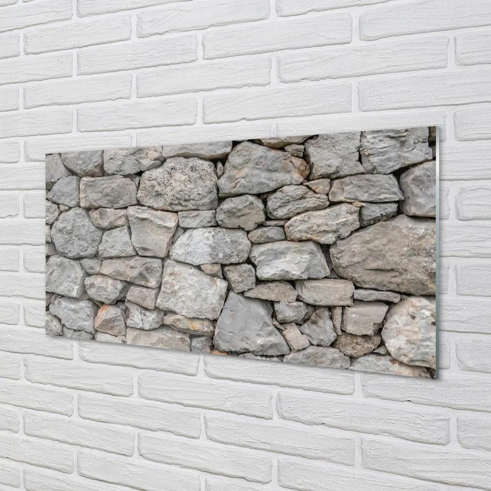 Obraz na skle Kamenná múr wall 125x50 cm