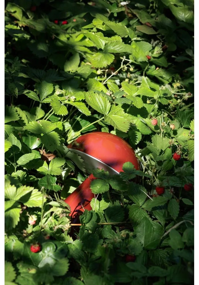 Červená LED stmievateľná stolová lampa (výška 20 cm) Mush – Hübsch