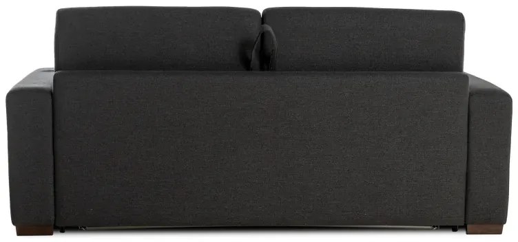 Rozkladacia pohovka na každodenné spanie ONE, 140, tm. šedá (jazz - 22 graphite)