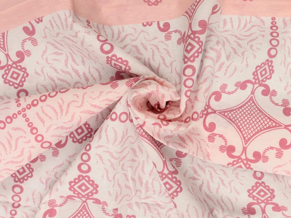 Bavlnené obliečky PONSA ružové Rozmer obliečky: 2 ks 70 x 90 cm | 200 x 220 cm
