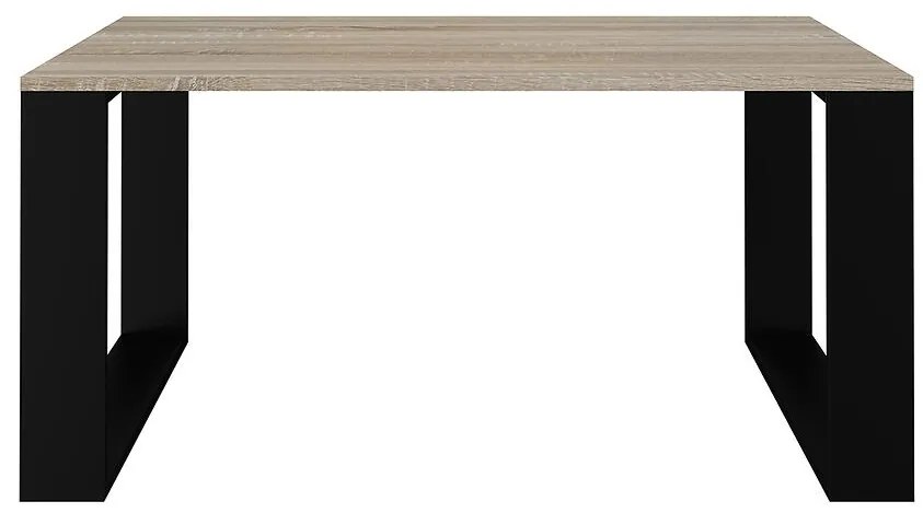 Konferenčný stolík Modern Sonoma/Čierna