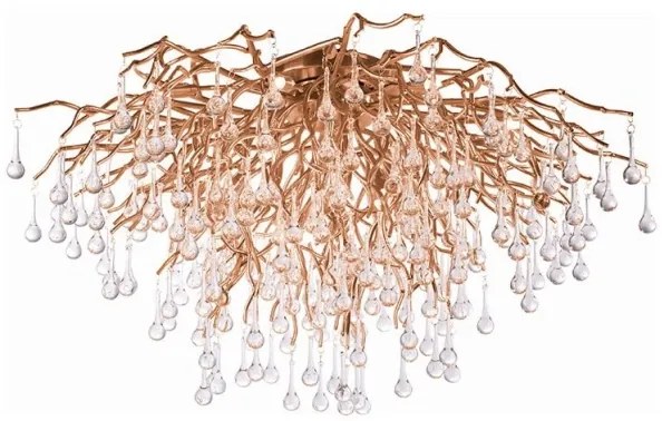 Paul Neuhaus 8092-11 - Prisadený luster ICICLE 14xG9/40W/230V pr. 100 cm mosadz