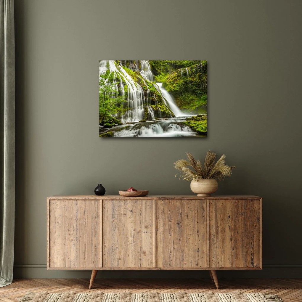 Obraz - Vodopád, Wind River Valley (70x50 cm)