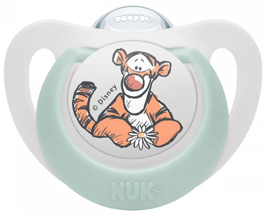 Cumlík NUK Star Disney Mickey Minnie 6-18m bielo zelený