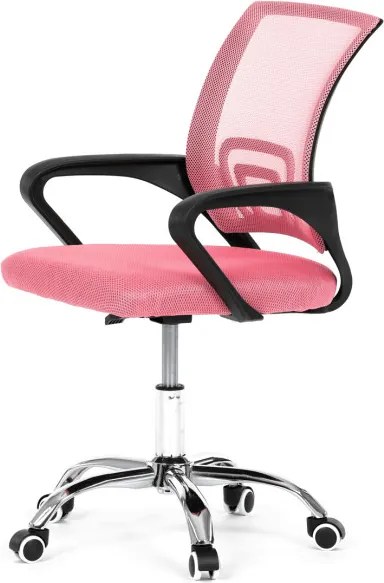 Detská otočná stolička ružová KA-L103 PINK