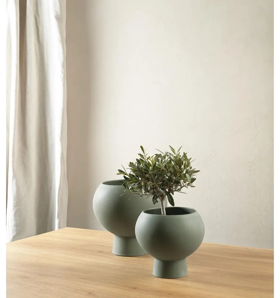 ASA Selection Váza/ kvetináč DORO 25 cm zelená