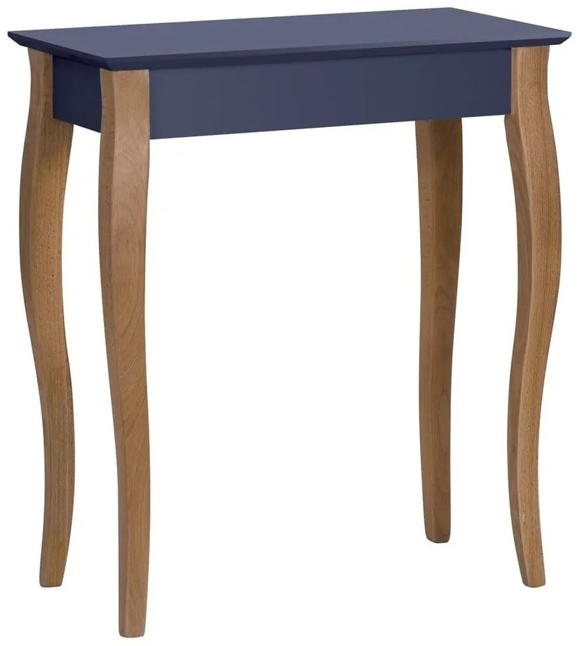 Grafitovosivý konzolový odkladací stolík Ragaba Console, dĺžka 65 cm
