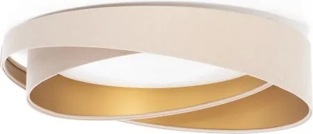 LED stmievateľné stropné svietidlo SM. GALAXY M. LED/24W/230V pr. 55 cm béžová/zlatá + DO