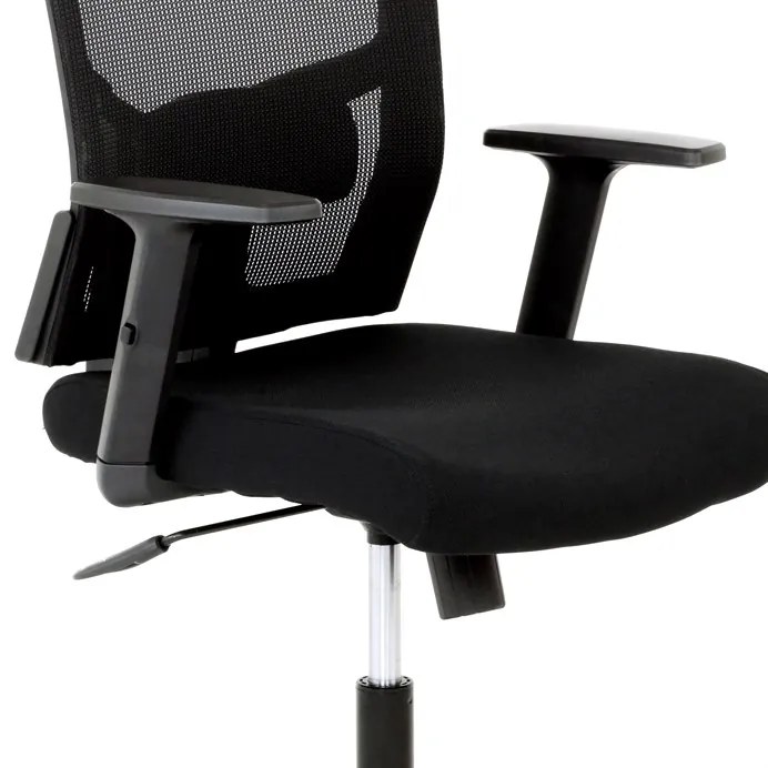 Autronic BONTEC Kancelárska stolička, hojdací mechanizmus, čierna sieťovina, KA-B1013 BK Farba: Čierna