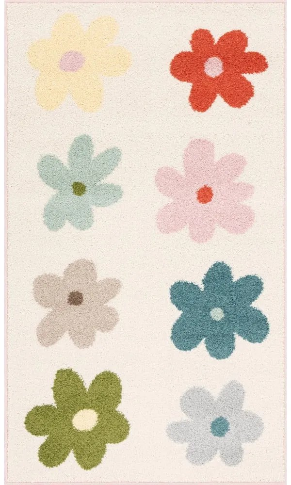 Slonovinový detský koberec 80x150 cm Dazzy Cream – FD