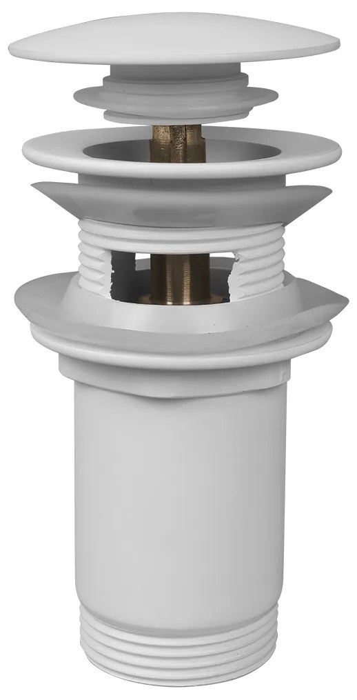 Laveo príslušenstvo, odtoková zátka typ ClickClack, biela, LAV-CKK_62R3