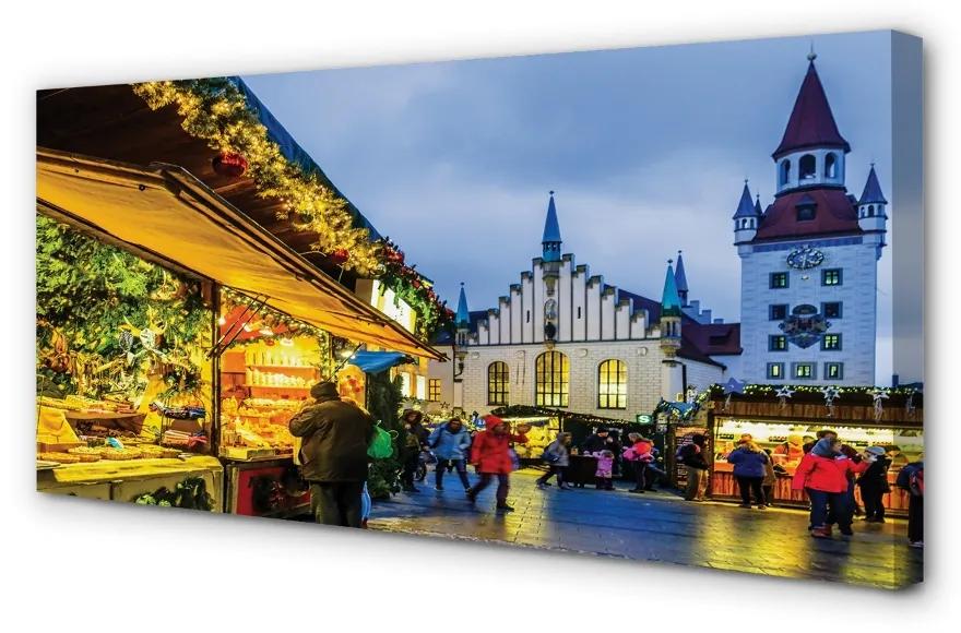 Obraz na plátne Nemecko Old Market prázdniny 140x70 cm