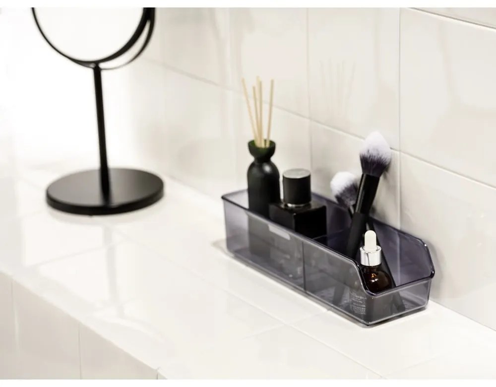 Sivý kúpeľňový organizér z recyklovaného plastu San Diego - Wenko